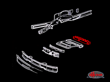 Load image into Gallery viewer, Chassis Center Section Front Kombi 1968-1969