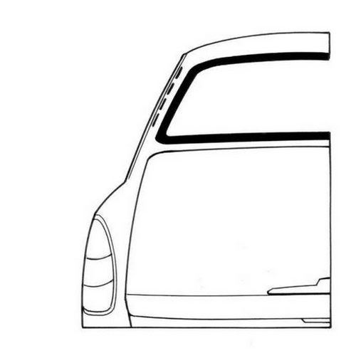 Rear Window Seal Trim Type Type 3 Fastback 1966-1973