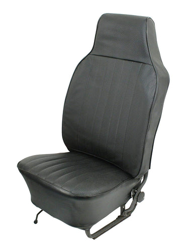 Seat Cover Set Beetle Black High Back 1968-1969