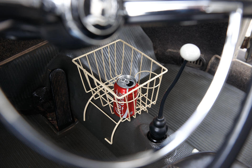 Cup Holder and Basket Beige Type 1 Beetle Ghia Type 3