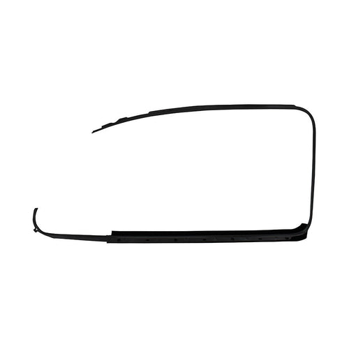 Scraper Outside Door Window With Moulding Type 1 Left 1968-77 German Black