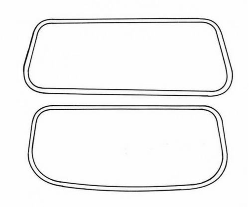 Seal Set Front and Rear Window Seals Karmann Ghia 1970-1974 Trim Type
