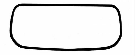 Seal Rear Window Karmann Ghia 1956-1974 Cal Look No Groove
