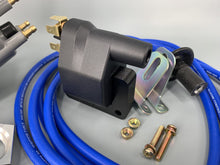 Load image into Gallery viewer, CB Performance Magnaspark II Ignition Kit Black Body Blue Magnecor Wires