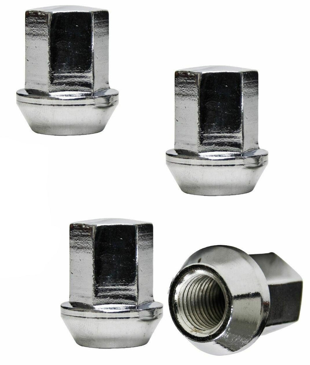 Wheel Nuts 14mm Chrome Steel 60° Taper Suit EMPI Mags Set of 4