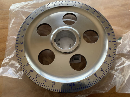 Pulley Stock Size Silver Degree Blue Numbers