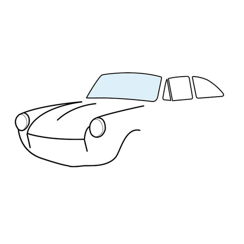 Window Glass Windscreen Type 3 Clear All