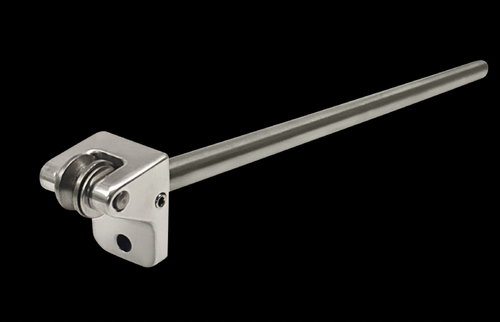 Accelerator Cable Tube Through Fan Shroud With Roller Bearing Polished