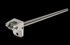 Accelerator Cable Tube Through Fan Shroud With Roller Bearing Polished