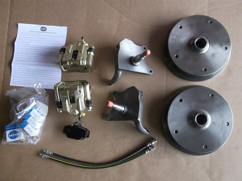 Disc Brake Kit Front Link Pin 5x205 With Dropped Spindles EMPI