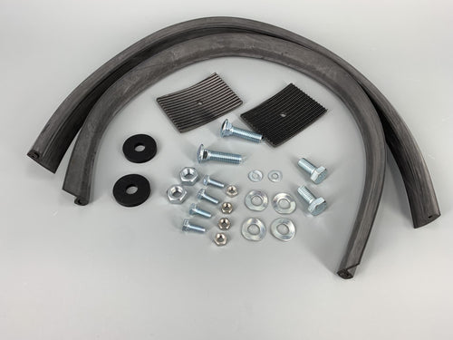 Splash Pan Install Kit Rear Bumper Type 2 1968-1971 Pair