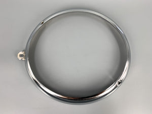 Headlight Rim Chrome Diagonal Screw Holes Beetle -1967