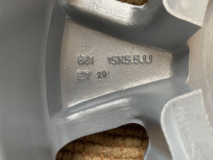 Wheel Mag EMPI GT 5 Spoke Set 5.5"x15" 5x205 SILVER