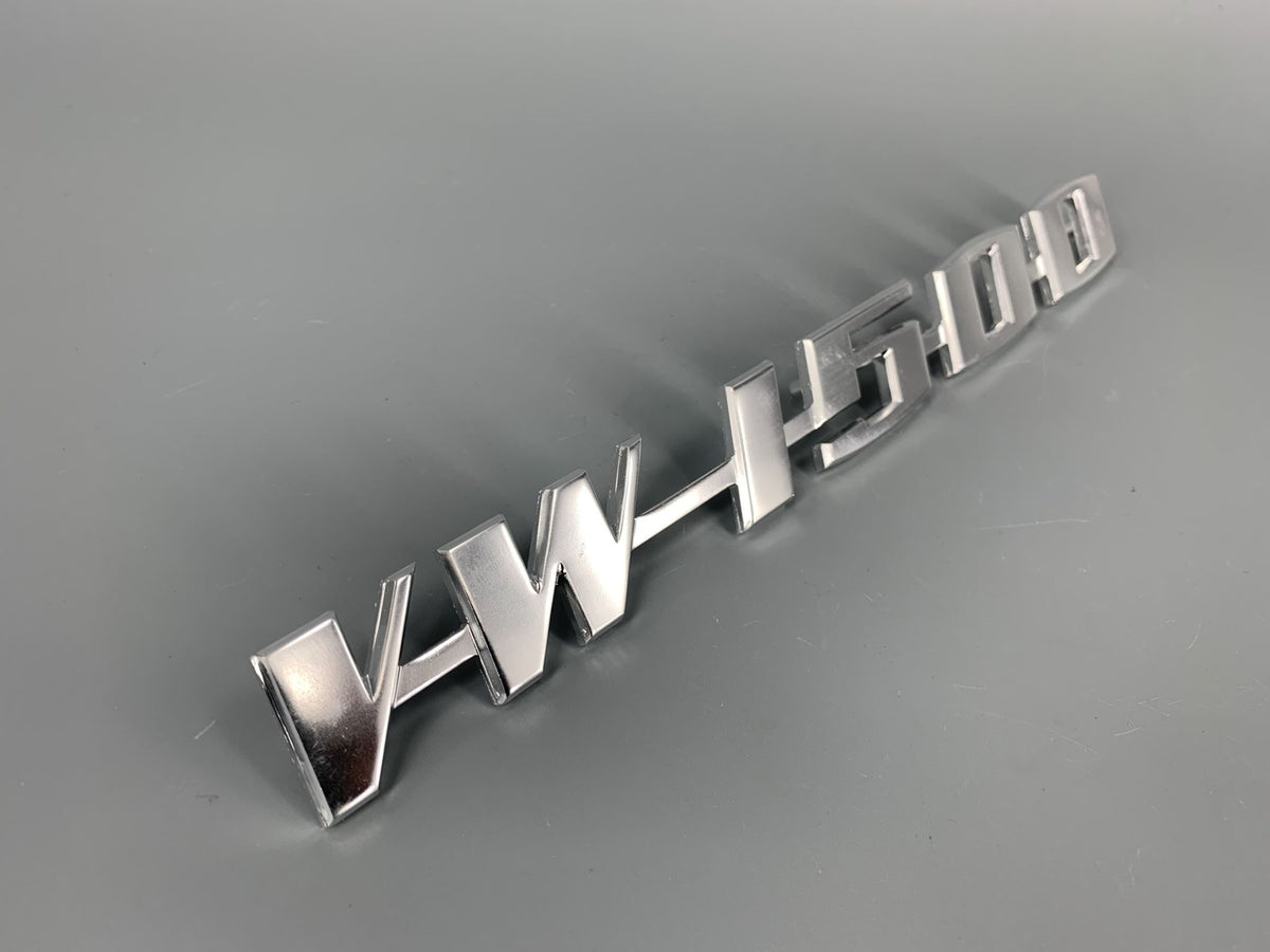 VW Beetle Badge Emblem Rear Engine Lid 1500 Script – dubbed.co.nz