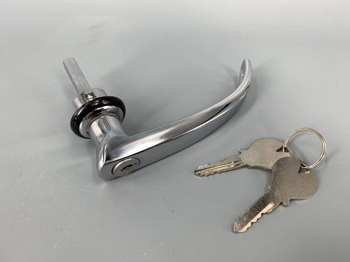 Cargo Door Handle Long With Key Kombi 1958-1967 Chrome