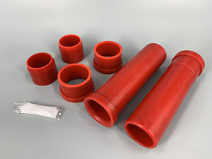 Front Beam Bushing Kit Ball Joint Inner Outer 6 Piece Urethane Red Bugpack