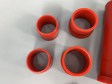 Load image into Gallery viewer, Front Beam Bushing Kit Ball Joint Inner Outer 6 Piece Urethane Red Bugpack