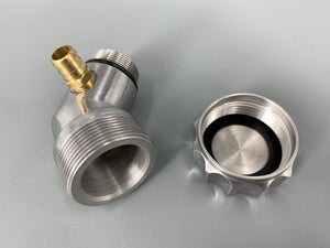Oil Filler Type 1 Angled with Grooved Cap and Breather