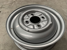 Load image into Gallery viewer, Wheel Rim Steel Smoothie Silver Paint 15x4.5&quot; 4  Lug 4x130 Each