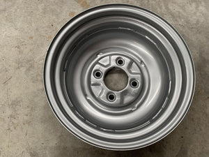 Wheel Rim Steel Smoothie Silver Paint 15x4.5" 4  Lug 4x130 Each