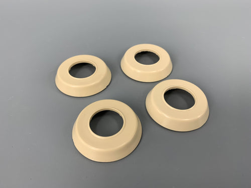 Buffer Window Handle T1 Beetle Ghia 1956-67 Ivory Set of 4 WCM
