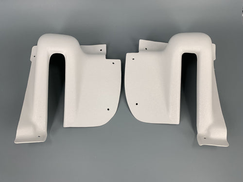 Hinge Covers Rear Hatch Left and Right White Type 2 Kombi 1964-67