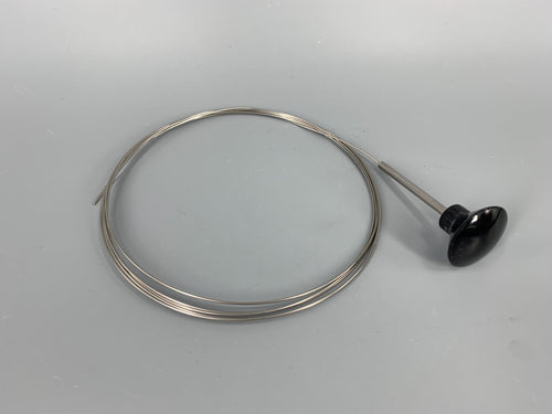 Cable Bonnet Release With Black Knob Beetle 1958-67 Ghia 1956-67