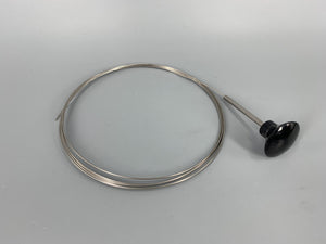 Cable Bonnet Release With Black Knob Beetle 1958-67 Ghia 1956-67