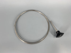 Cable Bonnet Release With Black Knob Beetle 1958-67 Ghia 1956-67