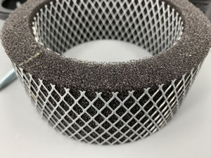 Air Filter Type 1 Aftermarket Louvred Black