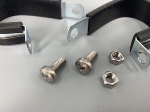 Licence Plate Bracket Clamps For Towel Rail Front
