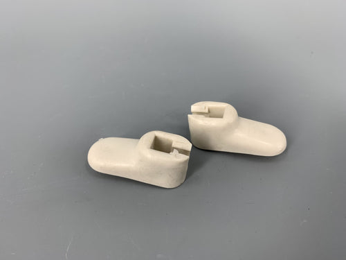 Sunvisor Mounts White Left and Right Type 3 1961-1966 Pair