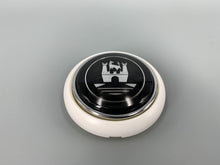 Load image into Gallery viewer, Horn Button Ivory Black and Silver Type 1 Beetle 1956-1959 Type 2 Kombi 50-1967