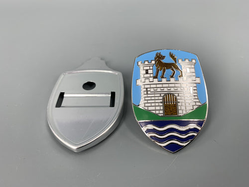 Bonnet Badge Hood Crest Badge Wolfsburg Crest Type 1 Blue 1951-1959