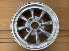 Load image into Gallery viewer, Wheel 8 Spoke GT8 5.5&quot;X15&quot; 4X130 Silver with Polished Lip
