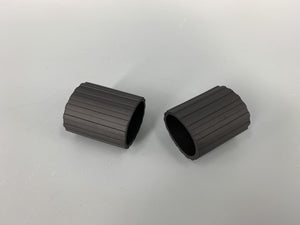Rear Seat Backrest Buffer Ribbed Rubber Type 1 -1958 Pair