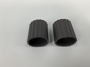 Rear Seat Backrest Buffer Ribbed Rubber Type 1 -1958 Pair