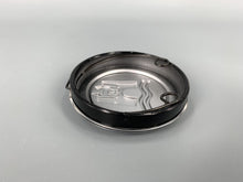 Load image into Gallery viewer, Horn Button Black and Silver Beetle 1960-1971