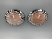 Load image into Gallery viewer, Indicator Turn Signal Lens Amber Fried Egg Type 2 Kombi 1963-67 Pair