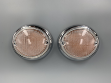Load image into Gallery viewer, Indicator Turn Signal Lens Amber Fried Egg Type 2 Kombi 1963-67 Pair