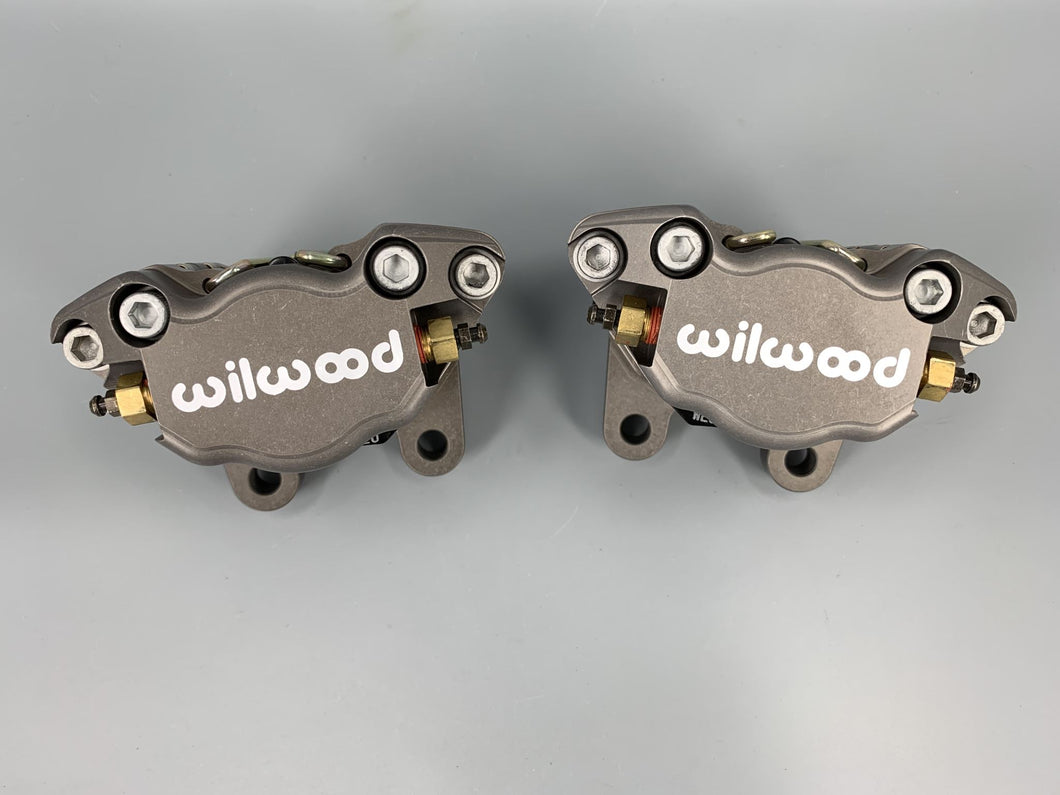 Wilwood 2 Piston Brake Caliper Set Pair Grey