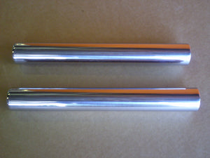 Tail Pipes Stainless Steel Polished 250mm Beetle Pair