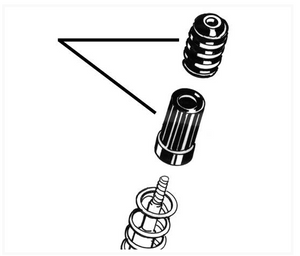 Strut Stops And Plastic Covers Superbeetle Pair